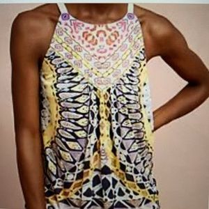 Anthropologie embroidered tank. Size small.